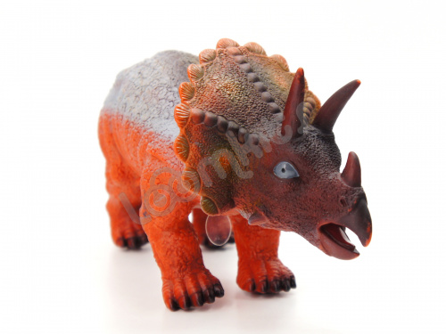 Игрушка динозавр Трицератопс Арк 25 см фото 6