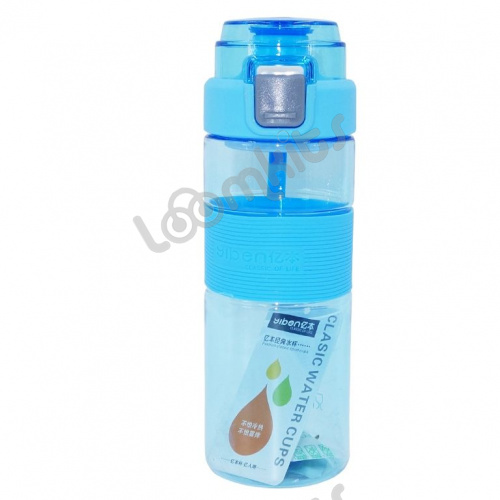 Пластиковая бутылка Classic of life голубая, 550 мл фото 4