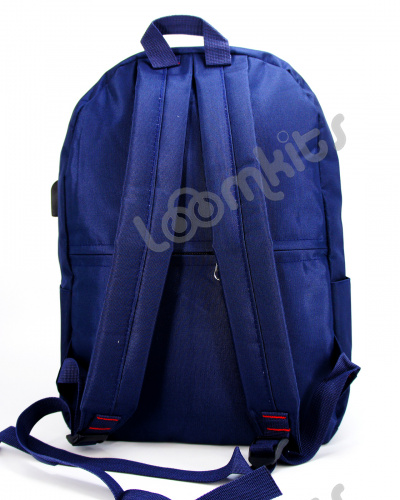 Рюкзак для девочки школьный Likee (Лайки) USB, 20304, синий фото 5