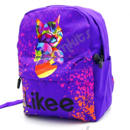 Рюкзак Likee MiniCat, фиолетовый фото 6