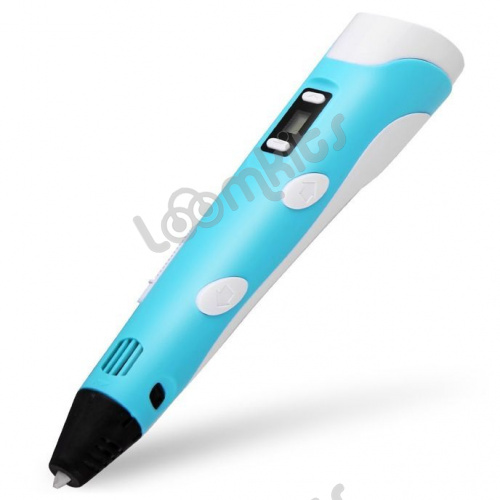 3D ручка, голубая фото 2