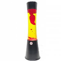 Лава-лампа Black 40 см, Желтая/Красная