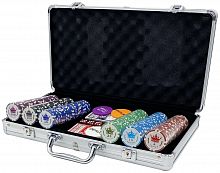 Покерный набор "Premium Poker" Empire, 300 фишек 11.5 г с номиналом в чемодане