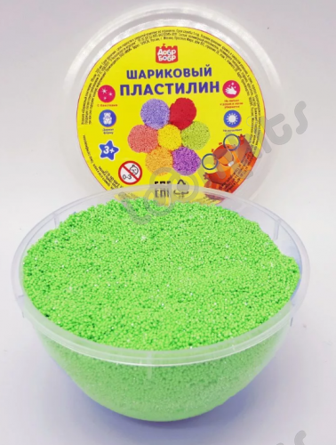 Шариковый пластилин Добр Бобр - Салатовый