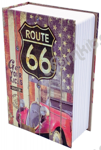 Книга-сейф «Route 66» 24 см фото 2