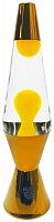 Лава-лампа 36 см Хром Ромб, Прозрачный/Желтый
