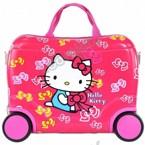 Детский чемодан каталка для девочки Hello Kitty 09