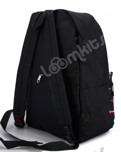 Рюкзак школьный для девочки Likee (Лайки) USB, 20300, черный фото 4