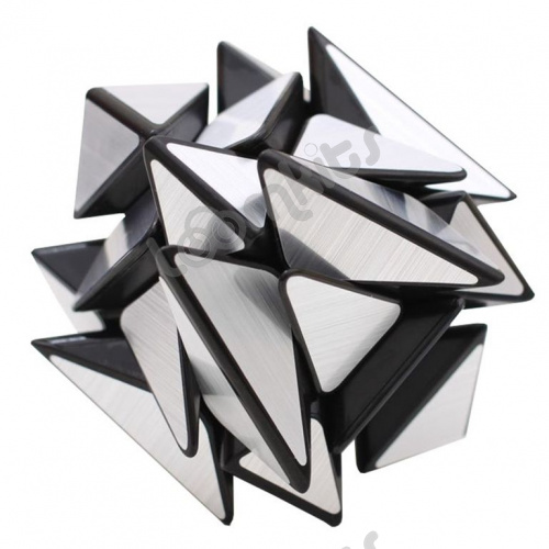 Зеркальный Кубик Трансформер (серебряный) фото 2