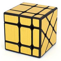 Головоломка Fanxin Зеркальный Кубик Фишер (Magic Cube Fisher) золотой