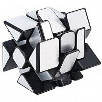 Головоломка Fanxin Зеркальный Кубик Колесо (Magic Cube Windmill), серебряный