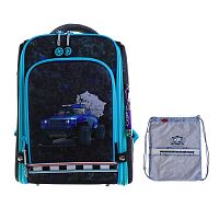 Школьный рюкзак Across ACR19-HK Внедорожник (серый)