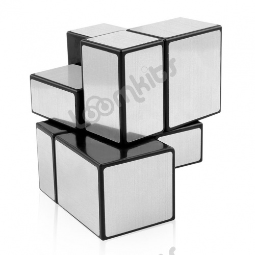 Зеркальный Кубик 2x2x2 непропорциональный (серебряный) фото 6