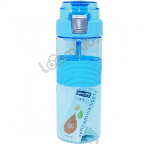 Пластиковая бутылка Classic of life голубая, 550 мл фото 2