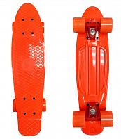 Скейтборд ecoBalance, оранжевый с оранжевыми колесами