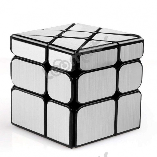 Зеркальный Кубик Колесо (серебряный) фото 3