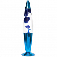 Лава-лампа, 35 см Color, Прозрачная/Синяя