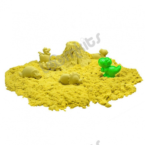 Космический пластичный песок набор «До нашей эры» 3 кг (цвет жёлтый) фото 7
