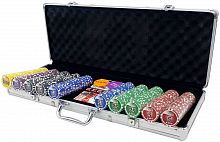 Покерный набор "Premium Poker" NUTS, 500 фишек 11.5 г с номиналом в кейсе