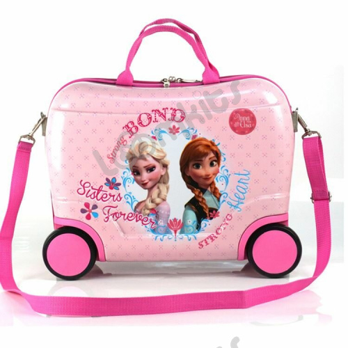 Детский чемодан каталка для девочки Холодное сердце 012 фото 2