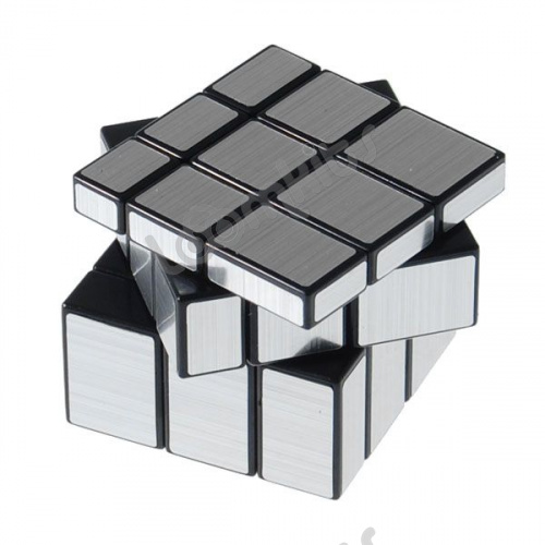 Зеркальный Кубик 3x3x3 непропорциональный (серебряный) фото 5
