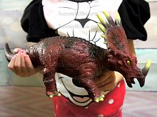 Игрушка динозавр Трицератопс 25 см