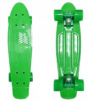 Скейтборд ecoBalance, зеленый с зелеными колесами