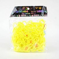 Резинки для плетения Желтые 600 шт